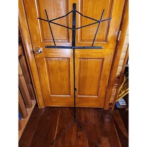 Metal compactable sheet music stand